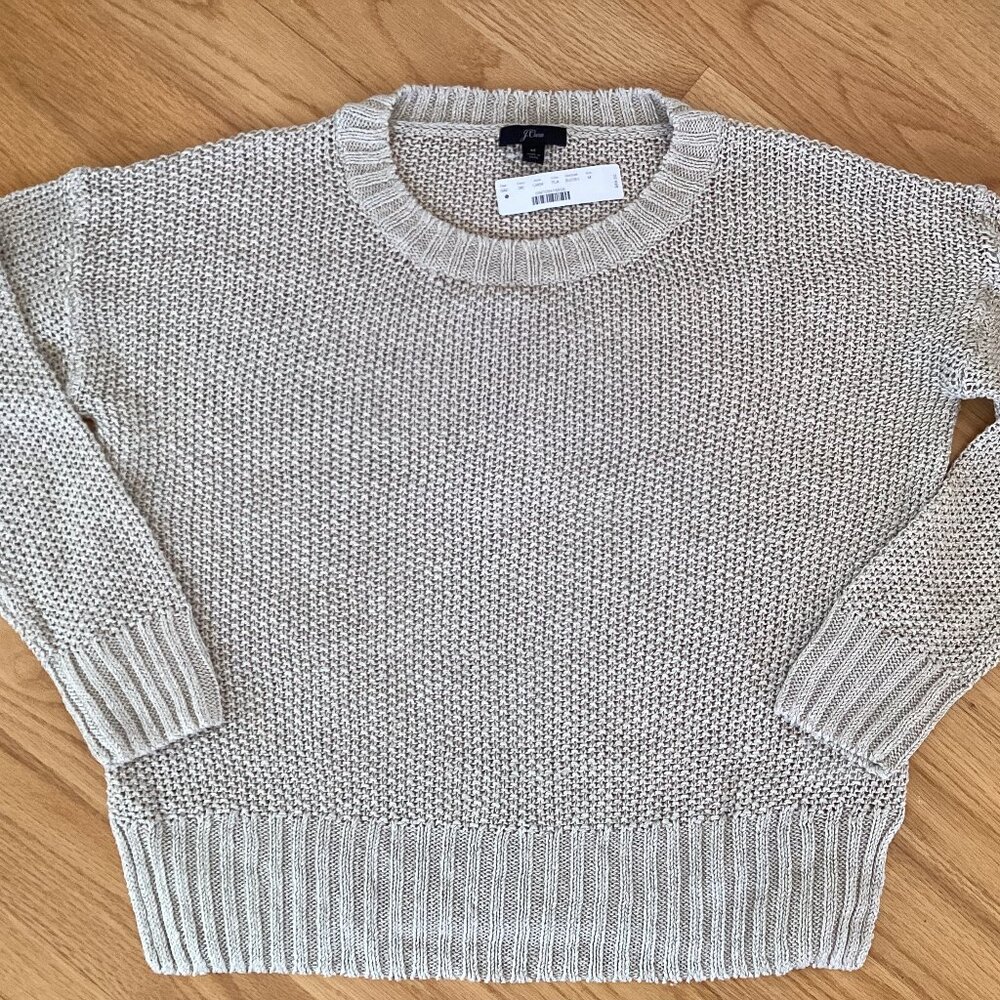 J Crew Crewneck Beach Sweater - 2 colors available! NWT - Picture 3 of 6